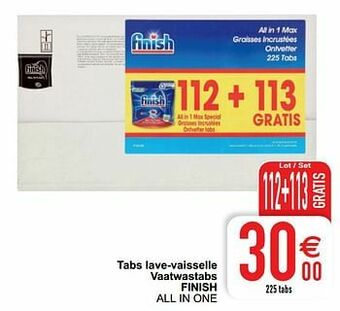 Cora Tabs lave-vaisselle vaatwastabs finish all in one aanbieding