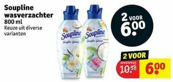 Kruidvat Soupline wasverzachter aanbieding