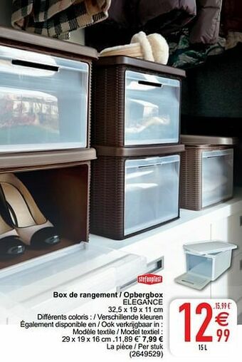 Box de rangement - opbergbox elegance