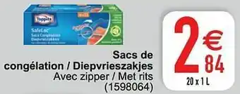 Cora Sacs de congélation - diepvrieszakjes aanbieding