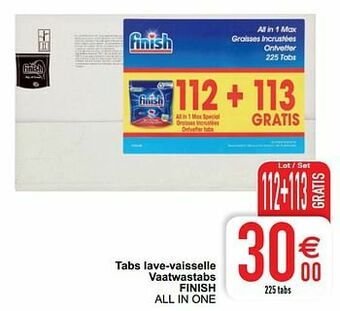 Cora Tabs lave-vaisselle vaatwastabs finish all in one aanbieding