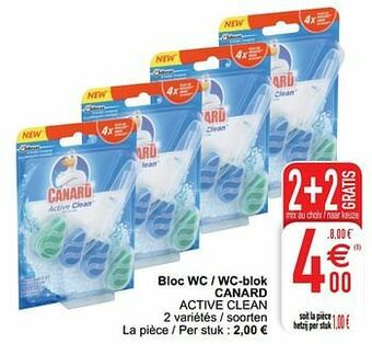 Cora Bloc wc - wc-blok canard active clean aanbieding