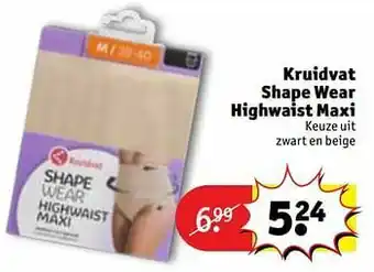 Kruidvat shape wear highwaist maxi