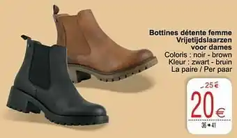 Cora Bottines détente femme vrijetijdslaarzen voor dames aanbieding