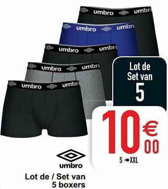 Cora Lot de - set van 5 boxers aanbieding