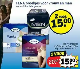 Kruidvat Silhouette pants plus high waist crème maat aanbieding