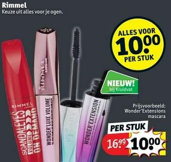 Kruidvat Wonder’extensions mascara aanbieding