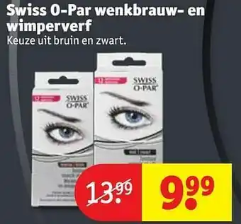 Swiss o-par wenkbrauw- en wimperverf