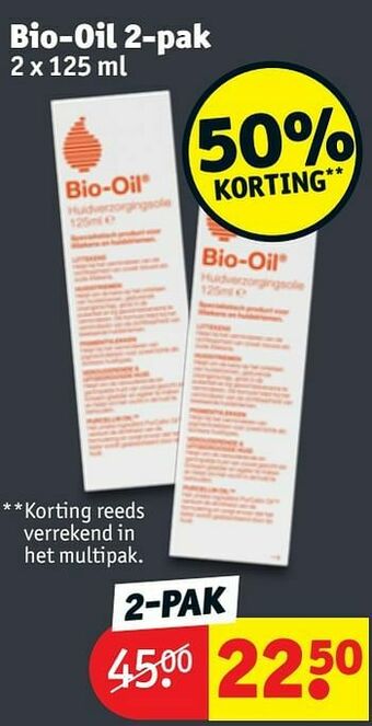 Kruidvat Bio-oil aanbieding