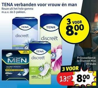 Kruidvat Discreet mini aanbieding