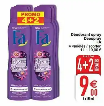 Cora Déodorant spray deospray fa aanbieding