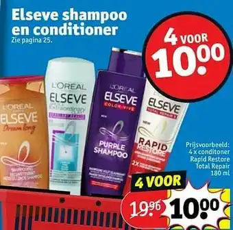 Kruidvat Conditoner rapid restore total repair aanbieding