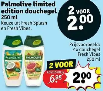 Kruidvat Douchegel fresh vibes aanbieding