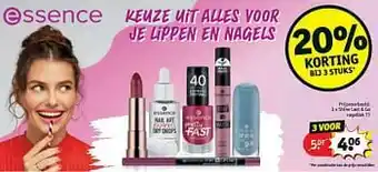 Kruidvat Shine last + go nagellak 77 aanbieding