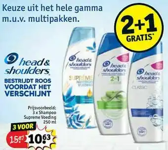 Kruidvat Shampoo supreme voeding aanbieding