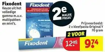 Kruidvat Kleefpasta original y aanbieding