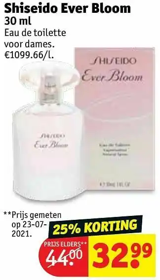 Shiseido ever bloom edt
