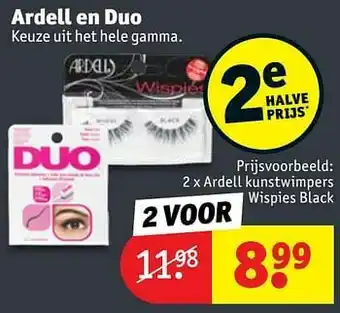 Kruidvat Ardell kunstwimpers wispies black aanbieding