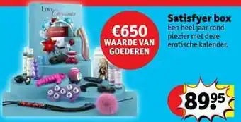 Kruidvat Satisfyer box aanbieding