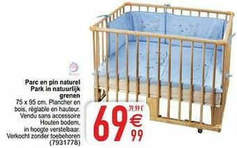 Cora Parc en pin naturel park in natuurlijk grenen aanbieding