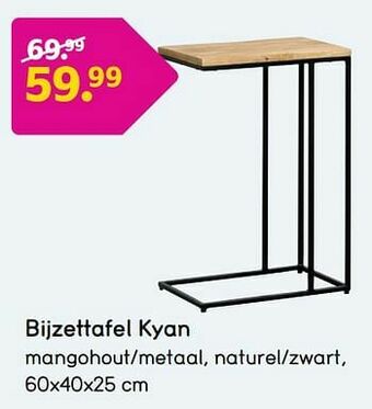 Leen Bakker Bijzettafel kyan aanbieding