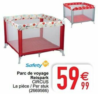 Cora Parc de voyage reispark circus aanbieding