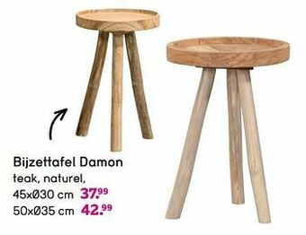 Leen Bakker Bijzettafel damon aanbieding