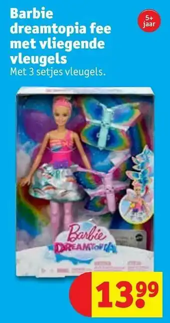 Barbie dreamtopia fee met vliegende vleugels