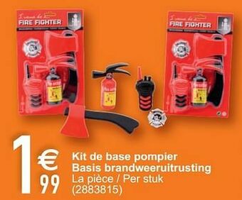 Cora Kit de base pompier basis brandweeruitrusting aanbieding