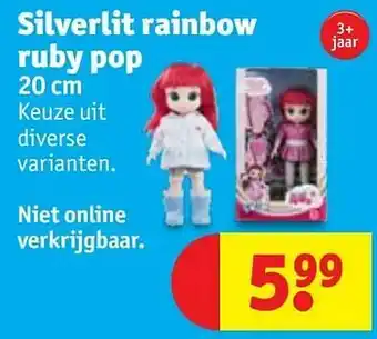 Kruidvat Silverlit rainbow ruby pop aanbieding