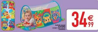 Cora Activity tunnel playgro honey bee bear aanbieding