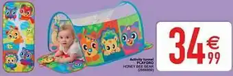 Cora Activity tunnel playgro honey bee bear aanbieding