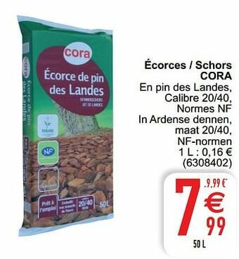 Cora Écorces - schors cora aanbieding