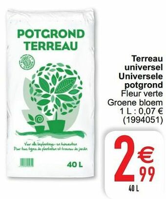 Cora Terreau universel universele potgrond aanbieding