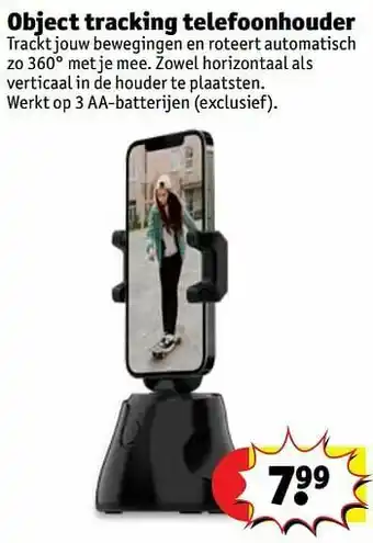 Object tracking telefoonhouder