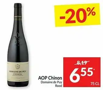 Intermarché Aop chinon domaine de puy rood aanbieding