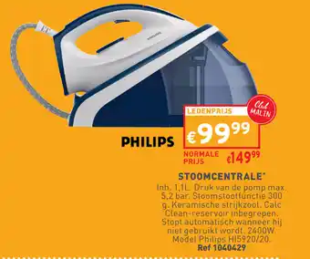 Trafic PHILIPS STOOMCENTRALE 040429 aanbieding