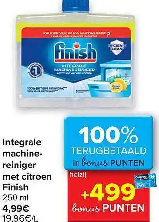 Carrefour Integrale Machinereiniger Met Citroen Finish aanbieding
