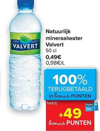 Natuurlijk Mineraalwater Valvert