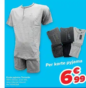Carrefour Korte Pyjama Torrente aanbieding