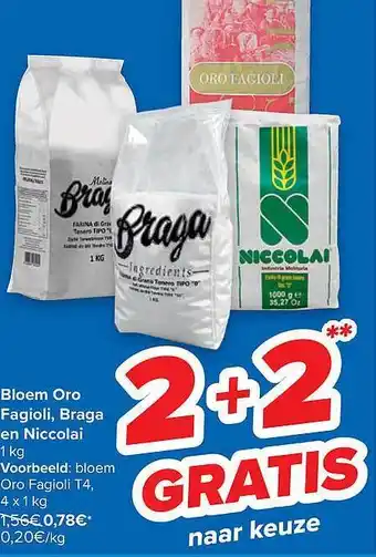 Carrefour Bloem Oro Fagioli, Braga En Niccolai aanbieding