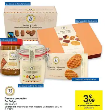 Carrefour Gamma Producten De Belgen aanbieding