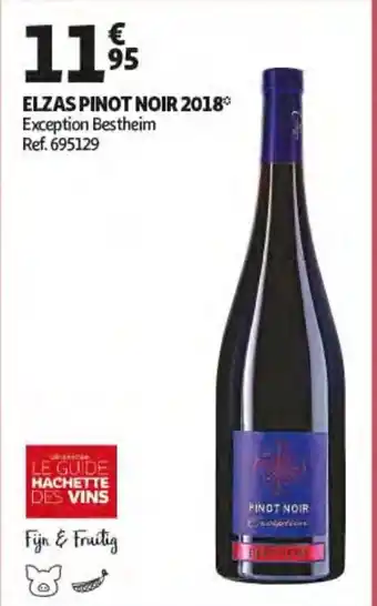 Auchan Elzas Pinot Noir 2018 aanbieding