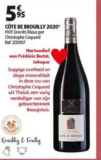 Auchan Cote De Brouilly 2020 aanbieding