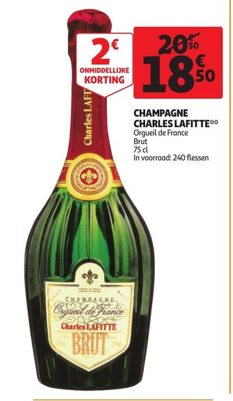 Auchan Champagne Charles Lafitte aanbieding