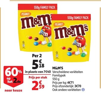 Auchan M&M's aanbieding