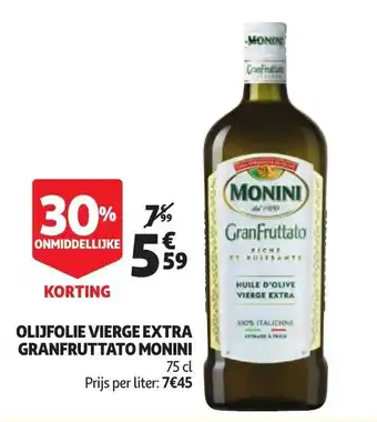 Olijfolie Vierge Extra Granfruttato Monini