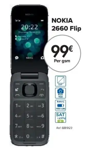 Carrefour NOKIA 2660 Flip aanbieding