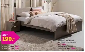 Leen Bakker Bed Tempo aanbieding