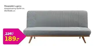Leen Bakker Slaapzetel Lugano aanbieding